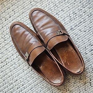 Ferragamo leather loafers